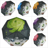 Оптом зонт женский полуавтомат calm rain, модель "brilliant" , 125