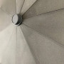 Опт чоловіча парасоля напівавтомат silver rain/срібний дощ з прямою ручкою та системою "лебідка", чорний, pa400