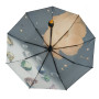 Жіноча парасоля напівавтомат Calm Rain, модель 