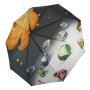 Жіноча парасоля напівавтомат Calm Rain, модель 