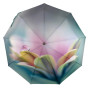 Женский зонт-автомат в подарочной упаковке с платком, цветочный принт от Rain Flower, 01030-6