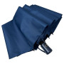 Складна однотонна парасоля напівавтомат від Bellissimo, антивітер, синій М0533-6