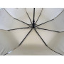 Жіноча однотонна напівавтоматична парасоля на 8 спиць від Toprain, сірий, 0102-2
